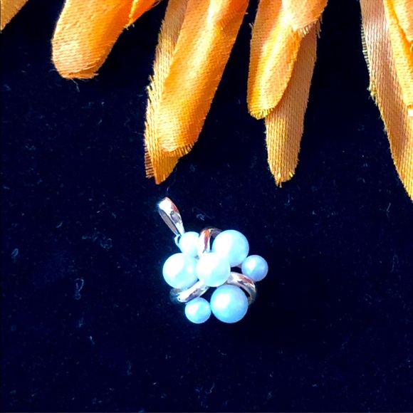 14K Gold & Pearl Set - Picture 3 of 5